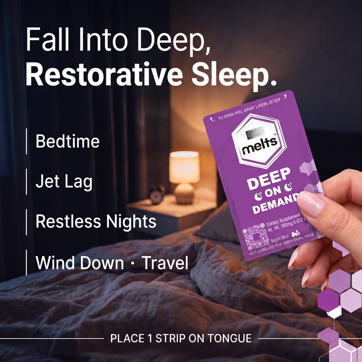Melts Sleep™ Strips | Rest & Recovery