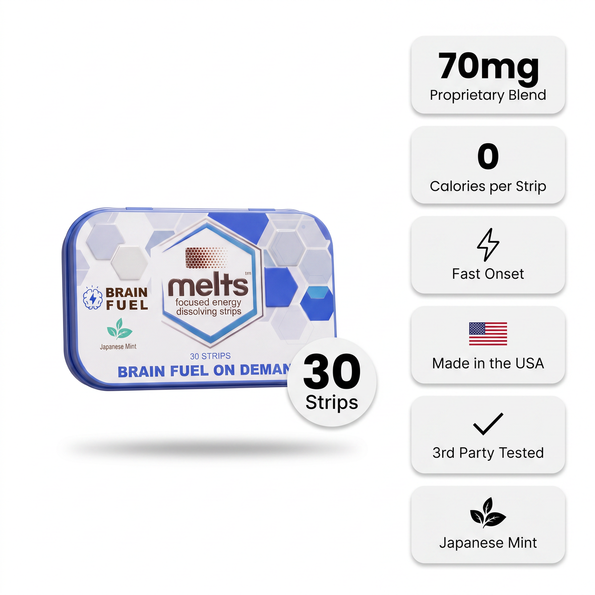 Melts™ Brain Fuel Strips | Focus & Clarity