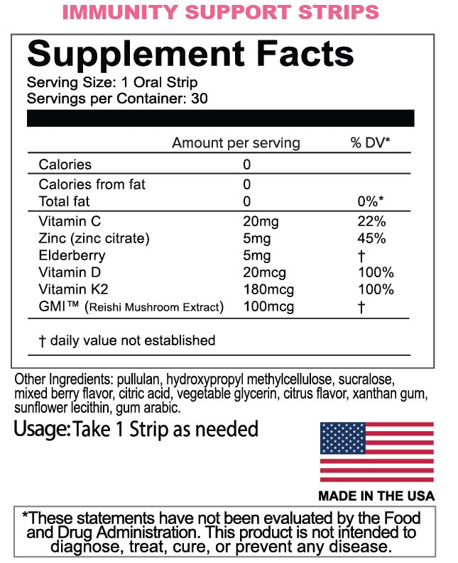Melts™ Immunity Support Strips