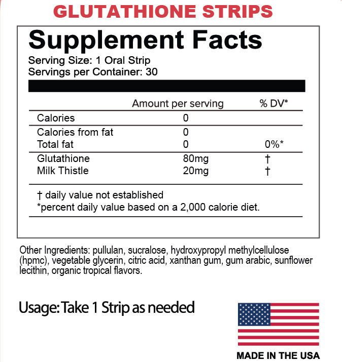 Melts™ Glutathione Strips | Liver Health & Skin Clarity