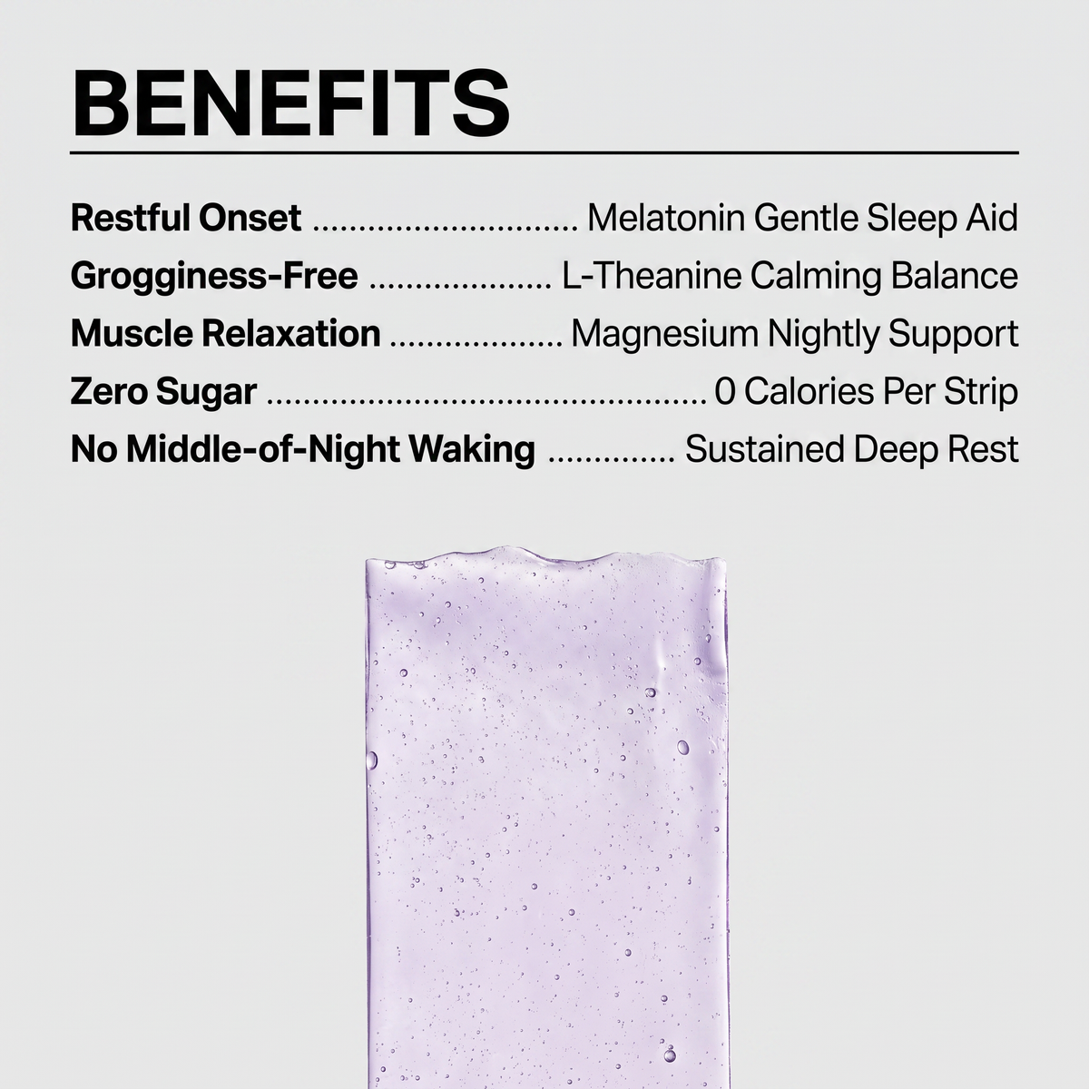 Melts Sleep™ Strips | Rest & Recovery